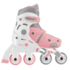 Pattini per Bambini 2 in 1 Regolabili Taglia 26–29 Rosa Pastello