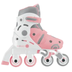 Pattini per Bambini 2 in 1 Regolabili Taglia 26–29 Rosa Pastello