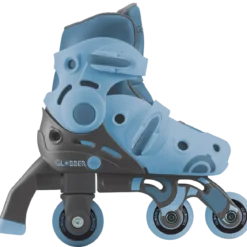 Pattini per Bambini 2 in 1 Regolabili Taglia 26–29 Celeste Pastello