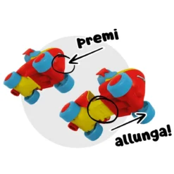Pattini Roller Allungabili per Bambini con 4 Ruote Misura 25-30
