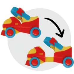 Pattini Roller Allungabili per Bambini con 4 Ruote Misura 25-30