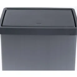 Pattumiera Keter 54L Blu Perlato Apertura Push per Cucina con Gambe