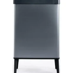 Pattumiera Keter 54L Blu Perlato Apertura Push per Cucina con Gambe
