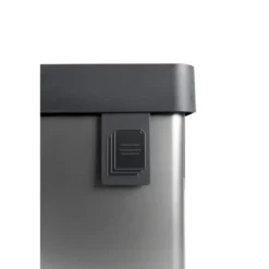 Pattumiera Keter 54L Grigio Perlato Differenziata Materiale Riciclato