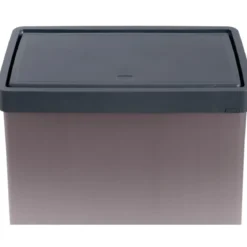 Pattumiera Keter 54L Rosa Perlato Apertura Push per Cucina con Gambe