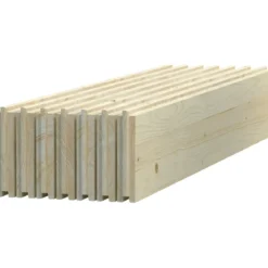 Pavimento per Casetta in Legno da Giardino 276x282 cm Kit Base