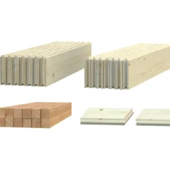 Pavimento per Casetta in Legno da Giardino 500 x 445 cm