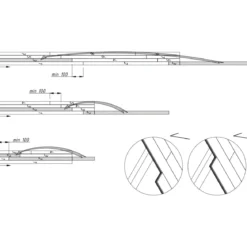 Pavimento per Casetta in Legno Impregnato da Giardino 358x296 cm