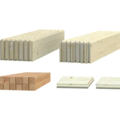 Pavimento per Casetta in Legno da Giardino 406x292 cm