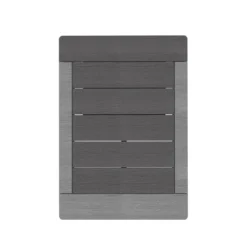 Pedana Base per Doccia Solare da Esterno Giardino 97x75 in Composito Antiscivolo
