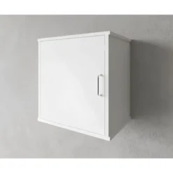 Pensile Lavanderia 46,5x34x52,5 cm PVC 1 Anta Bianco Salvaspazio