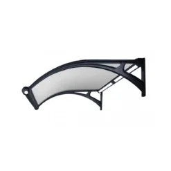 Pensilina con Led 150x100 in Policarbonato Alveolare Opaca Antipioggia