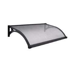 Pensilina con Led 150x100 in Policarbonato Alveolare Opaca Antipioggia