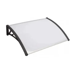 Pensilina in Policarbonato Alveolare Opaco 150x120 Antipioggia Portone