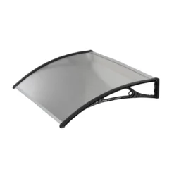 Pensilina Tettoia 100x60 Policarbonato Struttura Copertura Riparo Alveolare