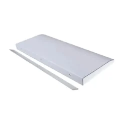 Pensilina 120x44.5 cm in Policarbonato Compatto Trasparente Antipioggia