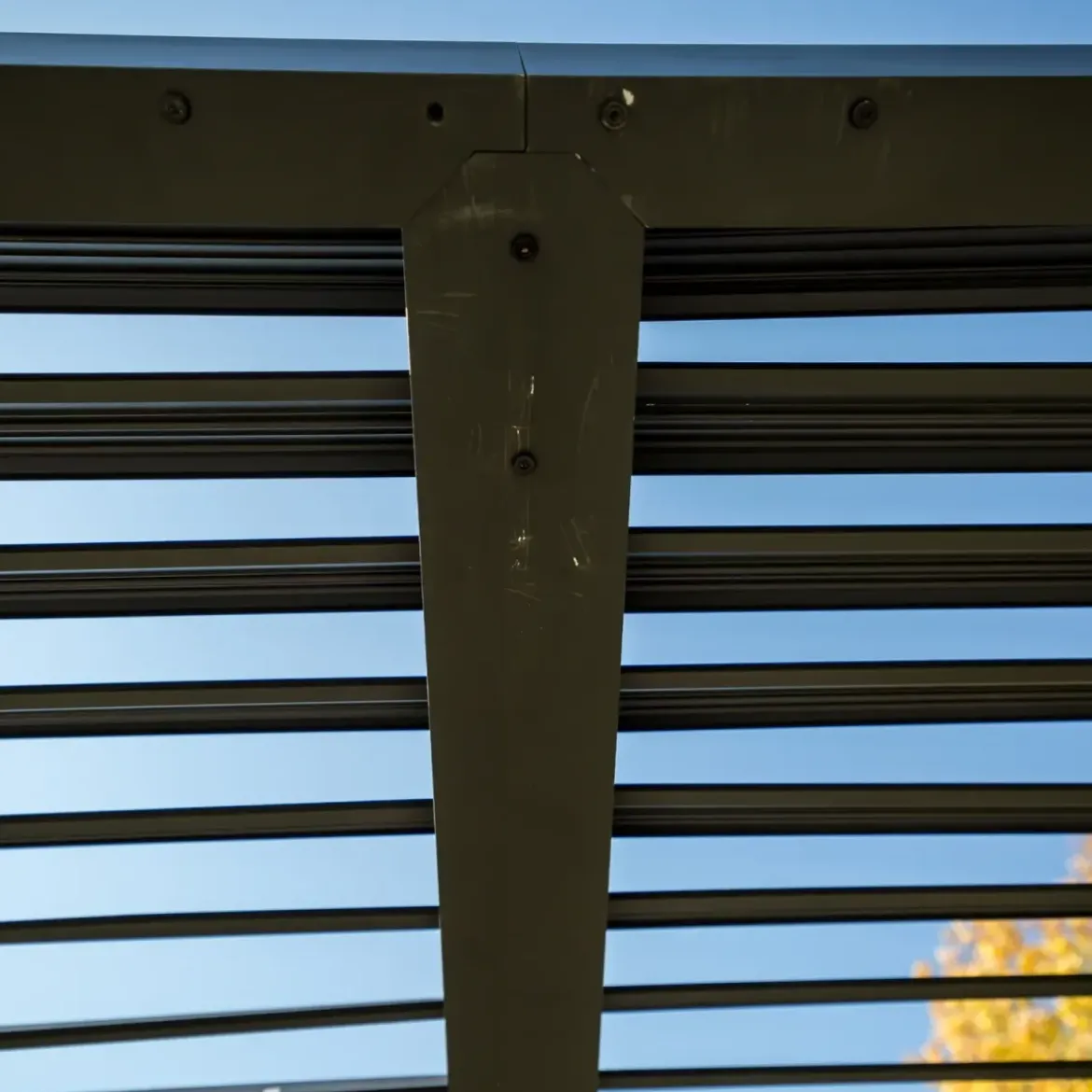 Pergola Bioclimatica da Giardino 360x300 Alluminio Lamelle Frangivista