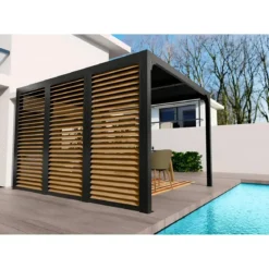 Pergola bioclimatica in alluminio 3.6x3 con veneziane