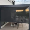 Pergola Bioclimatica Telo Laterale Lame Orientabili 360x300 cm Alluminio