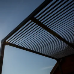 Pergola Bioclimatica Telo Laterale Lame Orientabili 360x300 cm Alluminio