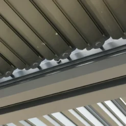 Pergola Bioclimatica Telo Laterale Lame Orientabili 360x300 cm Alluminio