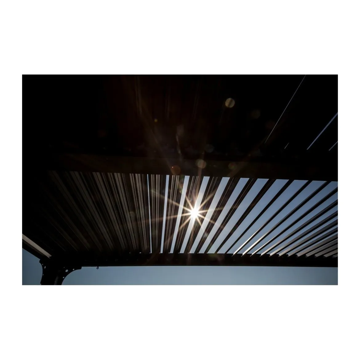 Pergola Bioclimatica 3.6x6 mt in Alluminio Gazebo da Giardino Terrazzo Pergolato