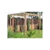 Pergola in Legno 3x3 Gazebo da Giardino Tettoia Pergolato Copertura