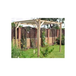 Pergola in Legno 3x3 Gazebo da Giardino Tettoia Pergolato Copertura