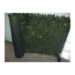 4 Pezzi Siepe Finta 1x3 Doppia Schermatura Artificiale Lauro Sintetica Balcone