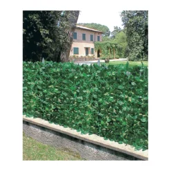 4 Pezzi Siepe Finta 1x3 Rotolo Sempreverde Artificiale Lauro Sintetica Balcone