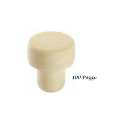100 pezzi Tappi a Fungo Sintetici Bottiglie Vino Liquori Distillati Olio Aceto