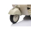 Piaggio Crema Vespa Mini con Sidecar Elettrica da Bambini a Batteria 6 V