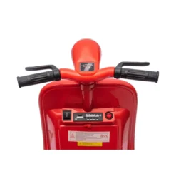 Piaggio Vespa Mini con Sidecar Rosso Elettrica da Bambini a Batteria 6 V