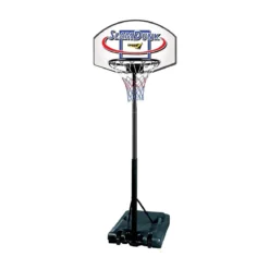 Piantana Canestro 40 cm da Basket per Bambini Ruote Rete Tabellone Pallacanestro