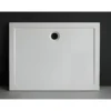 Piatto Doccia Acrilico 70X90CM 5cm Rettangolare Bianco con Piletta
