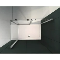 Piatto Doccia Acrilico 70X90CM 5cm Rettangolare Bianco con Piletta