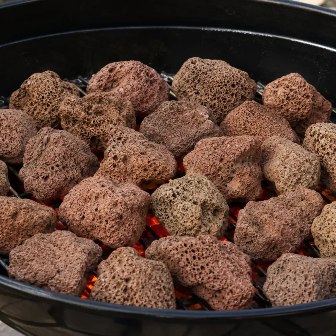Pietra Lavica per Barbecue Confezione 3kg Pietre Naturali