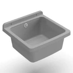 Pilozzo Mini per Esterno 40x40 Effetto Granito con Sifone Lavabo a Muro