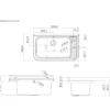 Pilozzo per Esterno Grigio Lavello a Muro 60x34 cm Lavabo Lavanderia