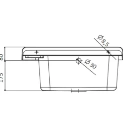 Pilozzo per Esterno Lavello a Muro 60x34 cm Lavabo Nero da Lavanderia