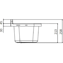 Pilozzo per Esterno Lavello a Muro 60x34 cm Lavabo Nero da Lavanderia