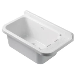 Pilozzo per Esterno 60x34 Lavello a Muro da Terrazzo Bagno Lavanderia