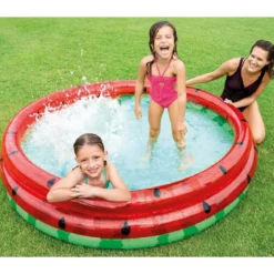 Piscina Anguria Gonfiabile per Bambini da Esterno Giardino Gioco Bimbi