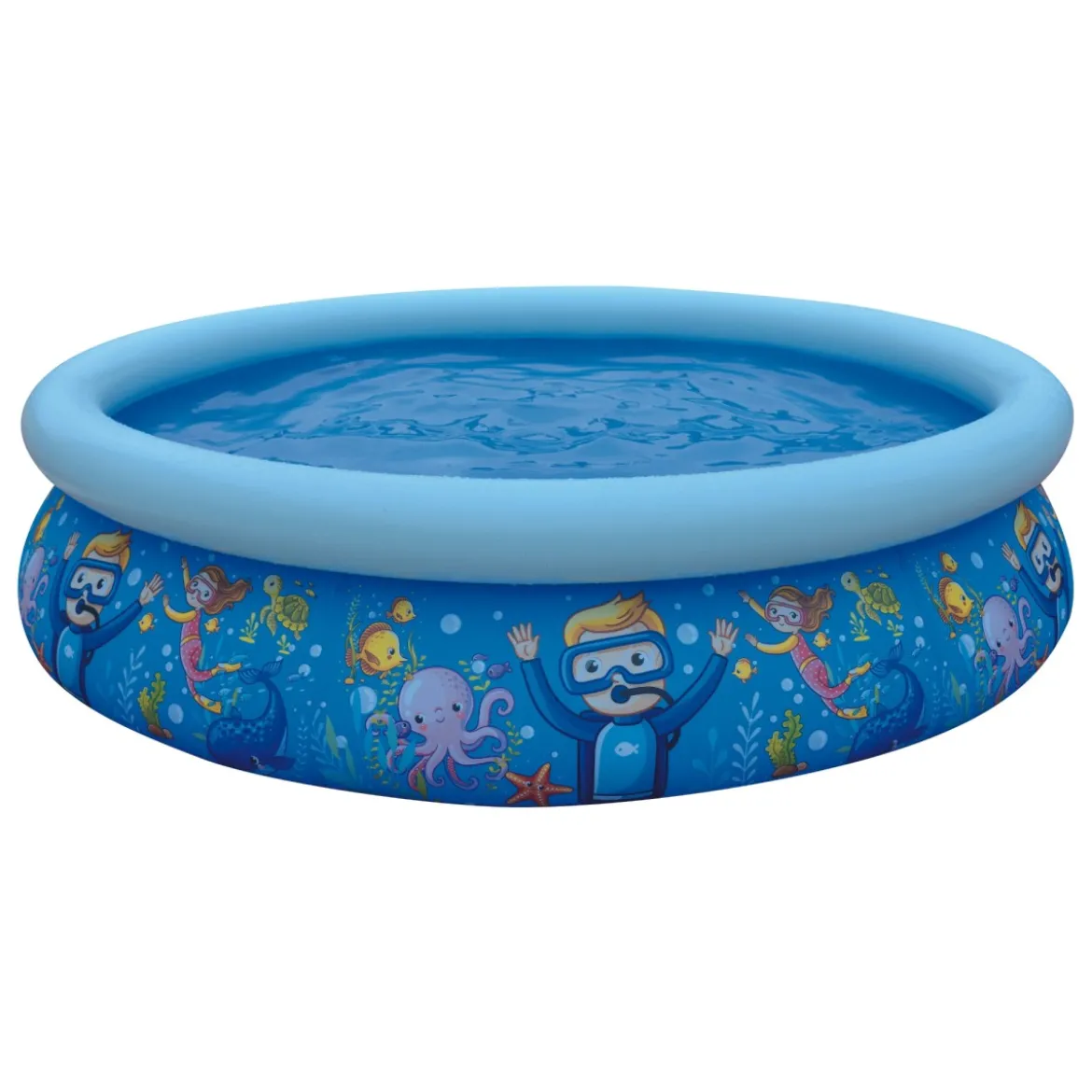 Piscina Autoportante Tonda Blu Marino 200 cm h47 cm
