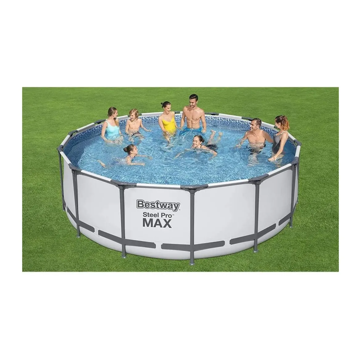 Piscina Bestway Rotonda fuoriterra 488x122 con Scaletta Filtro Acqua Pompa Frame