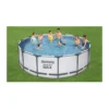 Piscina Frame Fuoriterra Rotonda 427x122 con Pompa Scaletta Filtro Depurazione