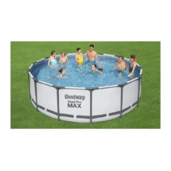 Piscina Frame Fuoriterra Rotonda 427x122 con Pompa Scaletta Filtro Depurazione