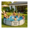Piscina Fuori Terra Rotonda 305x76 cm Struttura Acciaio Liner Rinforzato