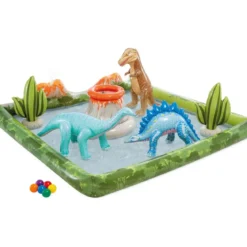 Piscina Gonfiabile Intex per Bambini 2x2 m Dinosauri con Accessori