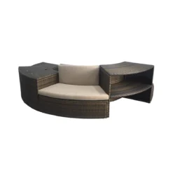 Piscina Idromassaggio Spa 156x70 Mobili Rotonda Riscaldata 4 Adulti Semi Rigida